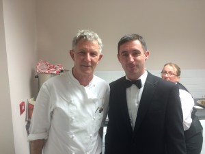 A quick snap of the two Kevins in the kitchen (nicely photo-bombed by Catherine O'Brien!)